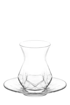 Lava Tee Klaas Set | 12 tükki koos klaaside ja diplomeeritud | ideaalne suurus türgi tee 12-pack tee komplekt